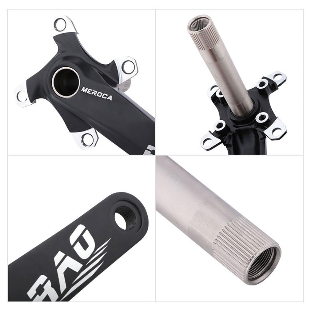 Juego De Bielas De Bicicleta MTB 104/64 170mm Juego De Brazo De Manivela Integrado Hueco 32/34/36/38T Plato Único Ancho Estrecho 8-12
