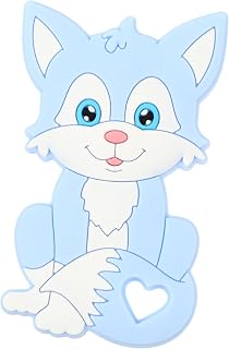 ibasenice Bastão De Dentição Chupeta Para Bebê Brinquedos De Animais Mordedor Infantil Produtos Para Bebê Mordedor Infantil De Silicone Adorável Mordedor De Mastigar Produtos Infantis De