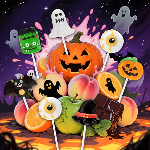 Halloween Candy Bulk 30 Packs, Assorted Halloween Lollipops for Trick or Treating, Party Favors, Classroom Goodie Bags & Holiday Festive Snacks Supplies for Adults Celebrations - image 2