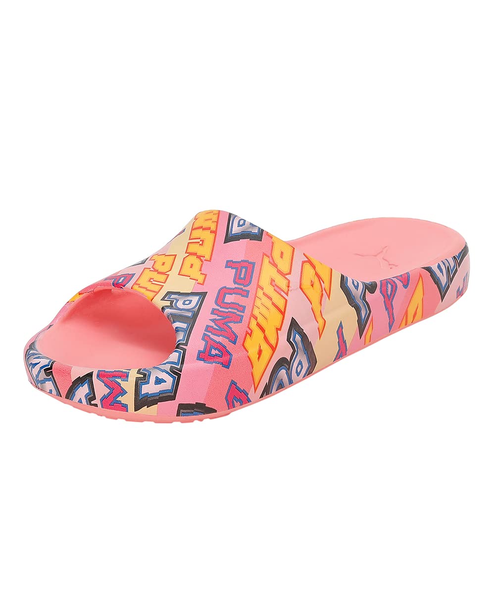 Puma Womens Shibui Cat Breaking News Wns Flamingo Pink-Luminous Pink-Spectra Yellow-Silver Slide - 6 UK (38671001) (B0B8DQY81L) Amazon Price History, Amazon Price Tracker