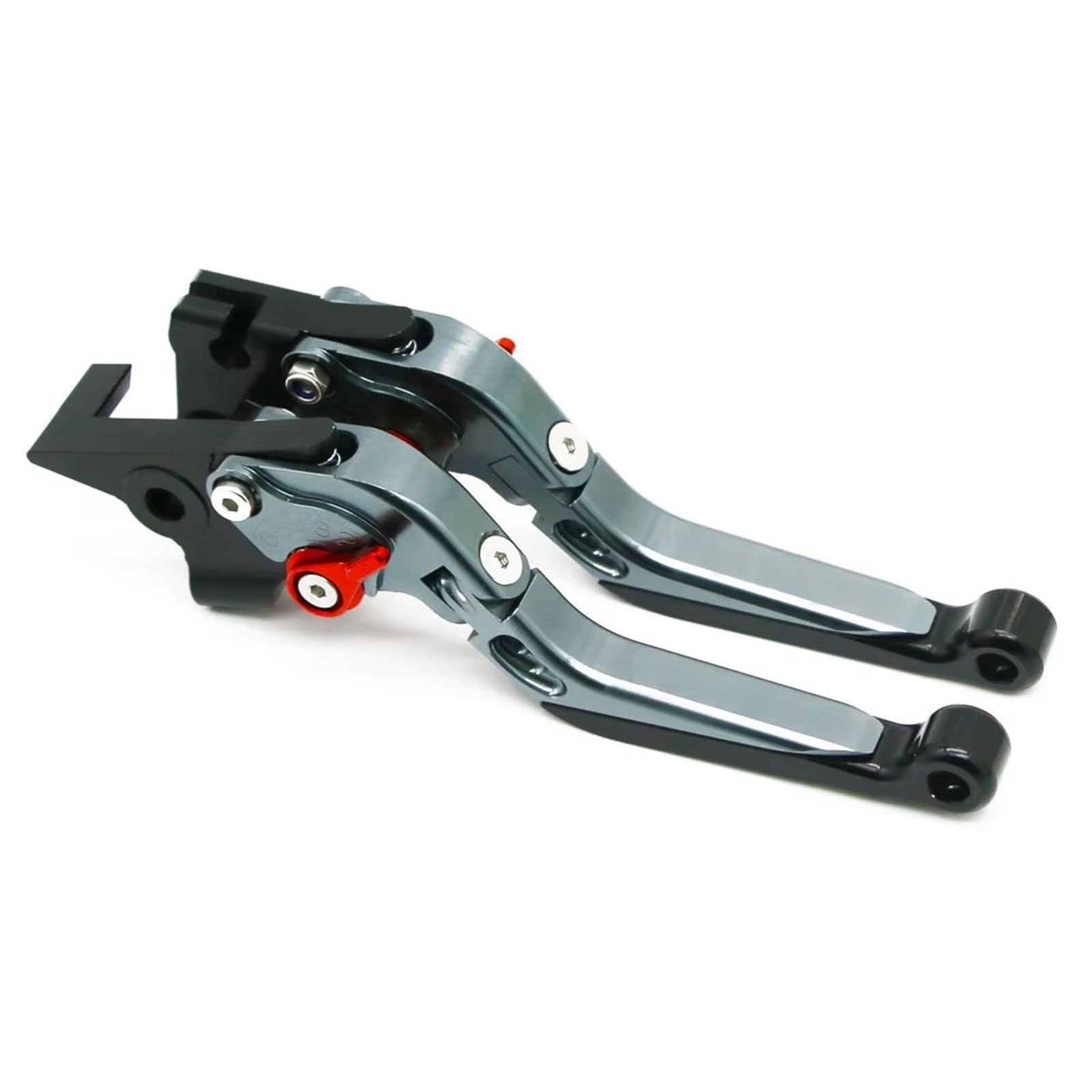 Yongewu Grey Motorbike Brake Clutch Lever Compatible With Cb650r For Cb 650R For Cb650 R 2019-2023 Motorcycle Cnc Adjustable Folding Extendable Brake Clutch Levers Handlebrake
