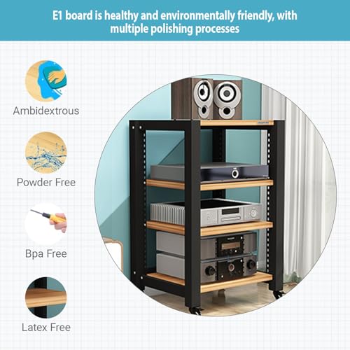 Torre de rack ajustable con estantes móviles MovabAV 5