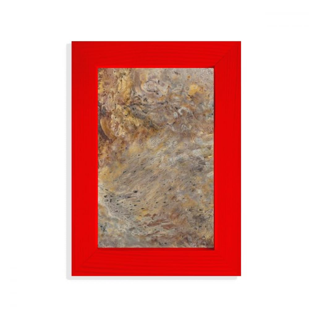 Cadre photo rouge en marbre gris objet décoration maison et affiche art