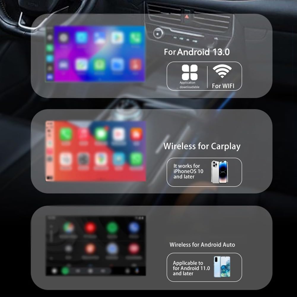 Efficiente per Carplay Box 13 TV Cars Facile accesso alle app di intrattenimento (2+32G)