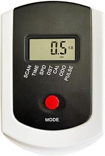 Monitor de pantalla electrónica LCD con seguimiento de frecuencia cardíaca y contador de velocidad para bicicleta estática o cinta de correr, aleación y construcción de abdominales,