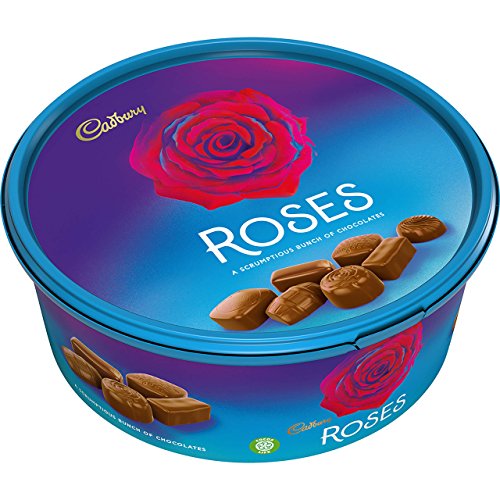Cadbury Roses 660g Geschenkdose - einzeln verpackte Cadbury Pralinen
