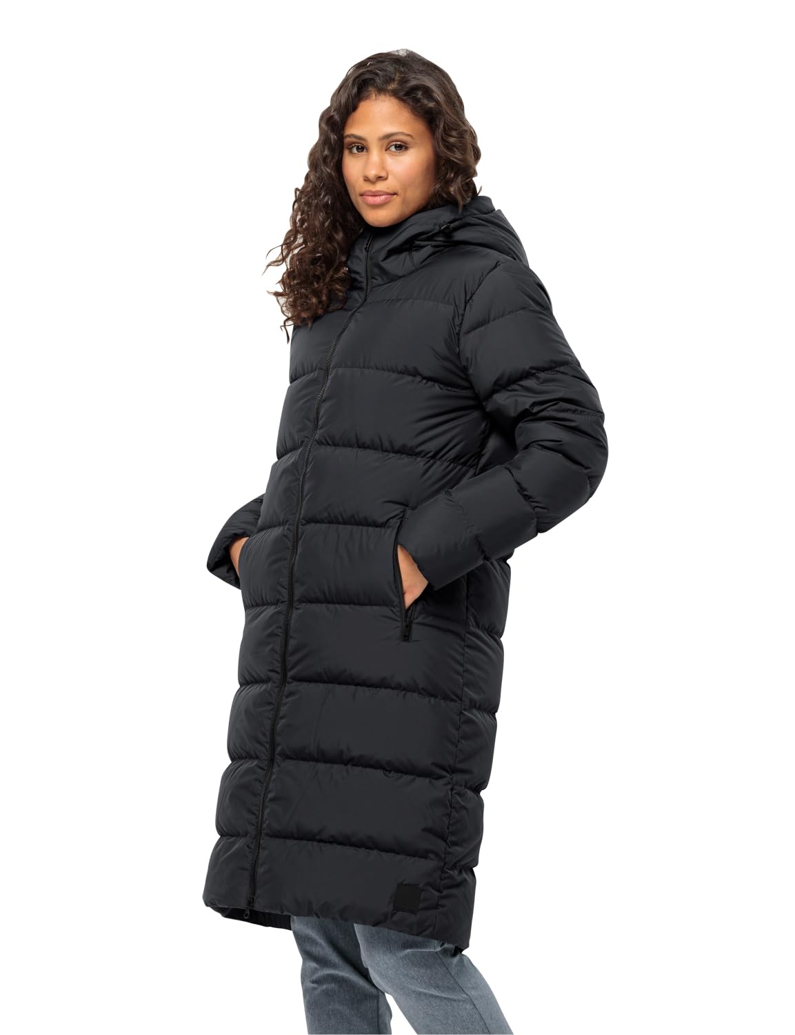 Jack Wolfskin Women's Frozen Palace Coat W Down Parka, Black, XXL