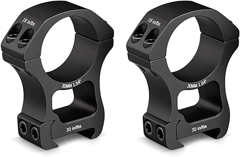 Vortex Optics Pro Series Riflescope Rings - 1 inch - Low Height [0.75 Inches | 19.05 mm], Black : Sports & Outdoors