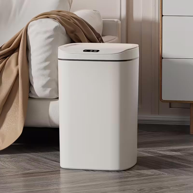 Smart Touchless Trash Can with Motion Sensor, Automatic Lid, Multi-Size Garbage Bin for Home & Office (12 Liters)