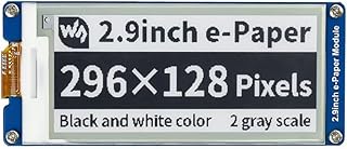Coolwell Waveshare 2.9inch E-Paper Module Raspberry Pi E Paper Display 296x128 SPI Interface for Raspberry Pi 4B+ 4B 3B+ 3B 2B+ Zero W WH Jetson Nano Ardui
