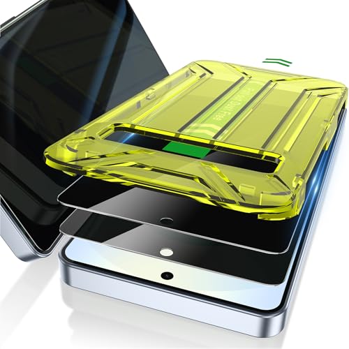 Fotbor for Samsung Galaxy S25 28 Privacy Screen Protector with [3s Installation Frame] Case Friendly 9H+ Tempered Glass 2Pack