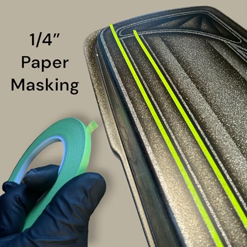 Image of LiME LiNE Green Fineline Paper Masking Pinstriping Tape for Automotive Airbrushing Designs and Custom Painting (2 Pack) (1 /4 inch)