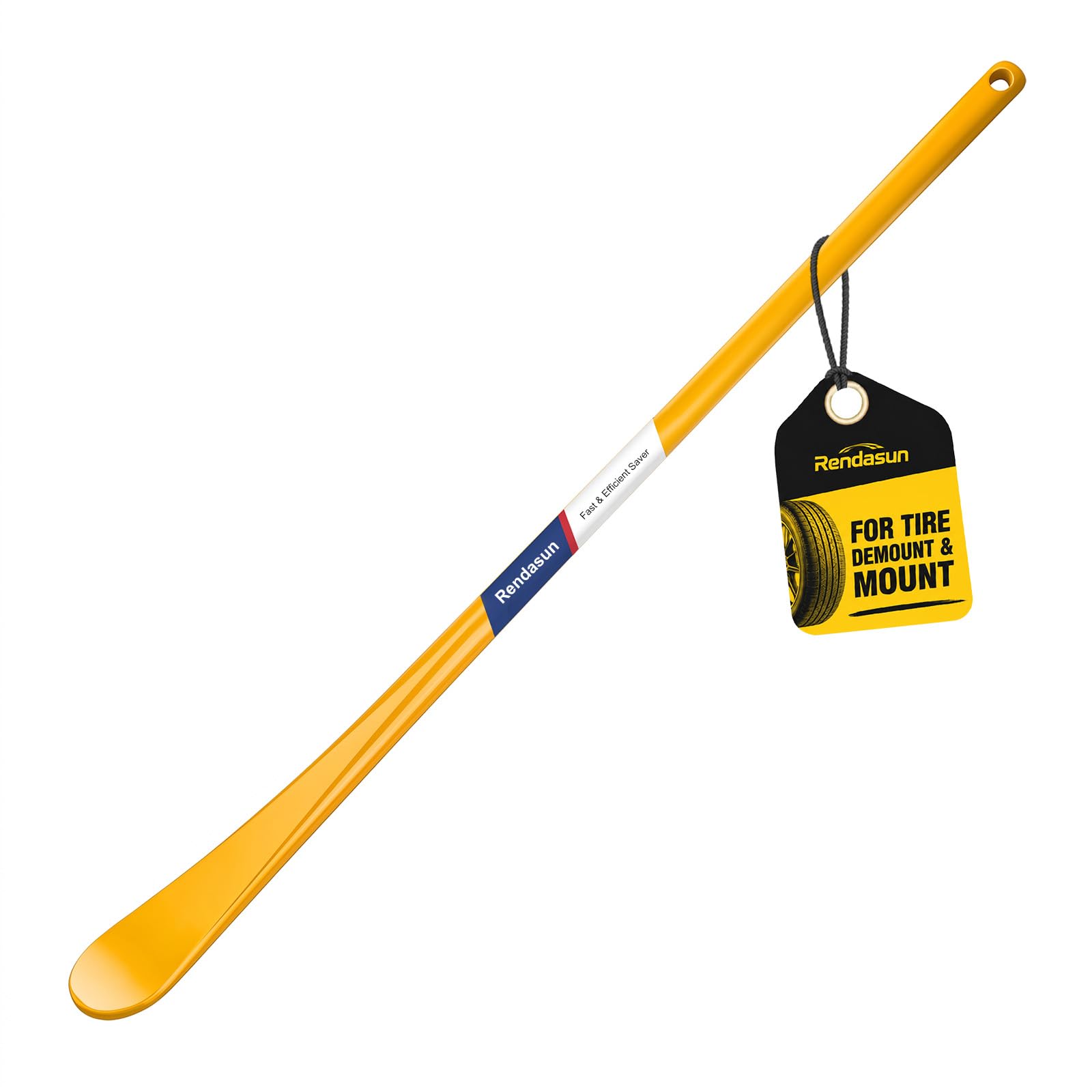 1PCS Tire Bar,33220 Mt and Demount Spoon Tire Tools, 30 in,11/16 in,Yellow
