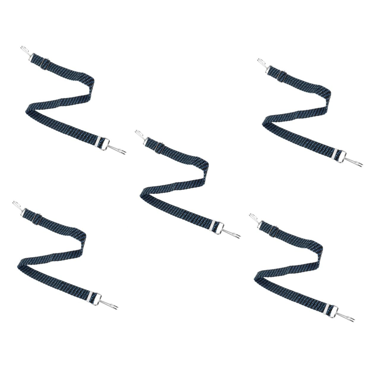 FRCOLOR 5 Pezzi Corda per l'ancoraggio dei bagagli elastico Cinghie corde elastiche regolabili bici corde elastiche per bagagli cintura elastica di fissaggio per bagagli Filo di gomma Blu