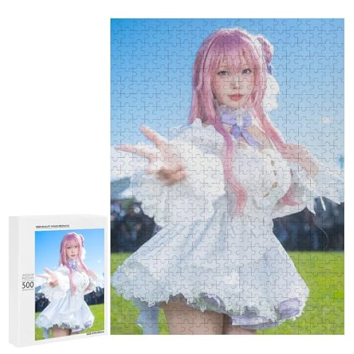 Enako えなこ 107 パズル ジグソーパズル 木製素材 ホーム リラクゼーション かわいい 装飾 贈り物 子供 快適なタッチ 新年 お祭り 大人用 500 PCS