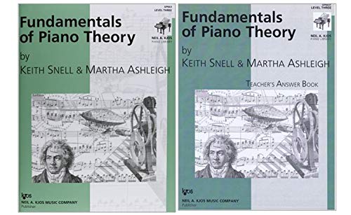 Piano Theory: Fundamentals of Piano Theory Level 3 Three with Teacher's Answer Book      Sheet music – January 1, 1999