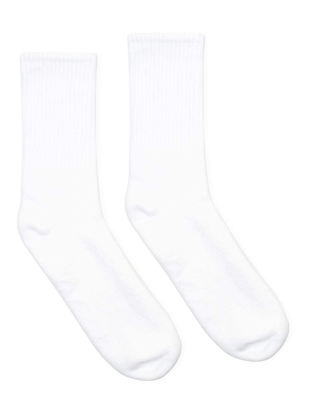 SOCCO Mens USA Made Solid Crew Socks SC200