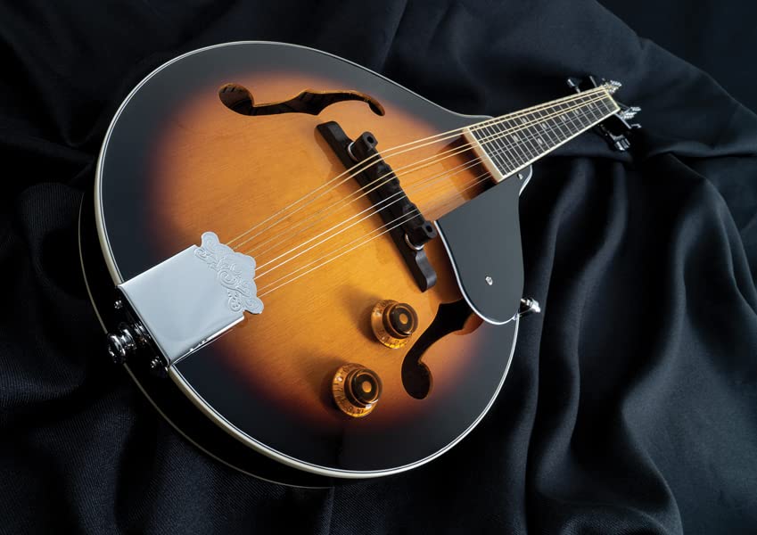 Oscar Schmidt OM10E A-Style Spruce Top Acoustic-Electric Mandolin - Tobacco Sunburst - Image 3