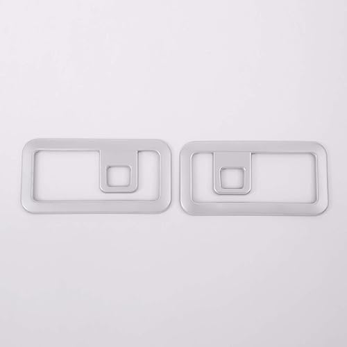 Miniatura 6 de YIWANG - Caja de almacenamiento para maletero trasero de coche de ABS cromado, marco decorativo, 2 unidades, para Jaguar F-Pace x761 2016 – 2018