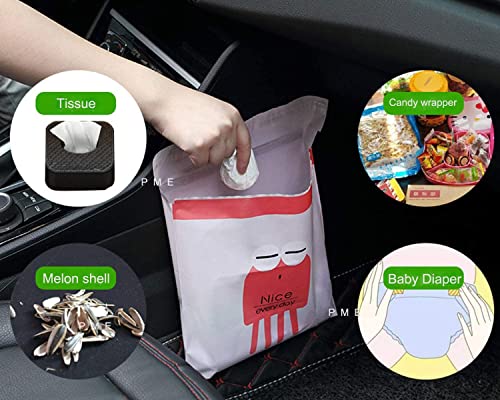 Image of 75pcs Easy Stick-On Disposable Car Trash Bags