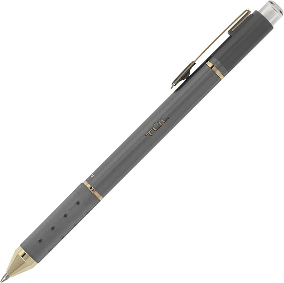 TUL GL Series Retractable Gel Pens, Medium Point, 0.8 mm, Assorted Barrel Colors, Assorted Metallic Inks, Pack Of 8 Pens