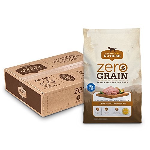 Rachael Ray Nutrish Zero Grain Natural Dry Dog Food, Grain Free, Turkey & Potato, 17 Lbs