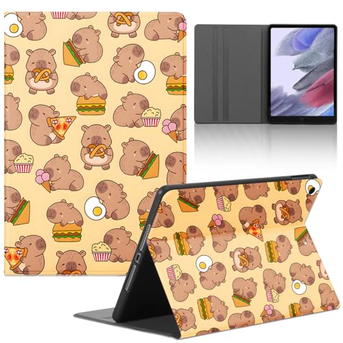 Tablet Cover per Apple iPad 4/iPad 2/iPad 3 9,7', Carino Cartone Anime Capybara Modello Cover con Funzione Pelle PU Holder Flip con Ultra Sottile Antiurto Regolabile Kawaii Tablet Protezione Case