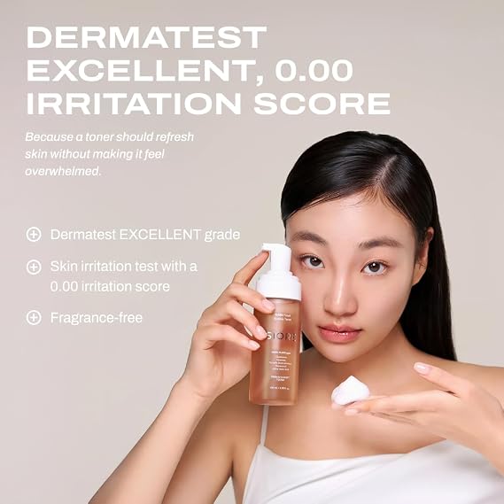 NMN Fresh Bubble Toner, 10,000ppm NMN Bubble Essence with Glutathione, Ceramide & Centella, No Cotton Pad Korean Hydrating Face Toner for Glass Skin Glow, Fragrance-Free, 145ml / 4.90 fl oz