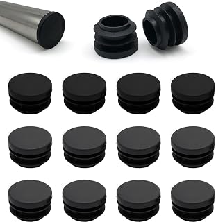 パイプエンドカバーキャップ 12個セット チューブインサート 18mm内径 19mm外径 プラスチック 騷音 キズ防止 パイプエンドカバーキャップ プロテクター 椅子/フェンス用 金属チュービングレッグキャップ 家具パイプ挿入スライ ダーグラ イド (19mm） [並行輸入品]