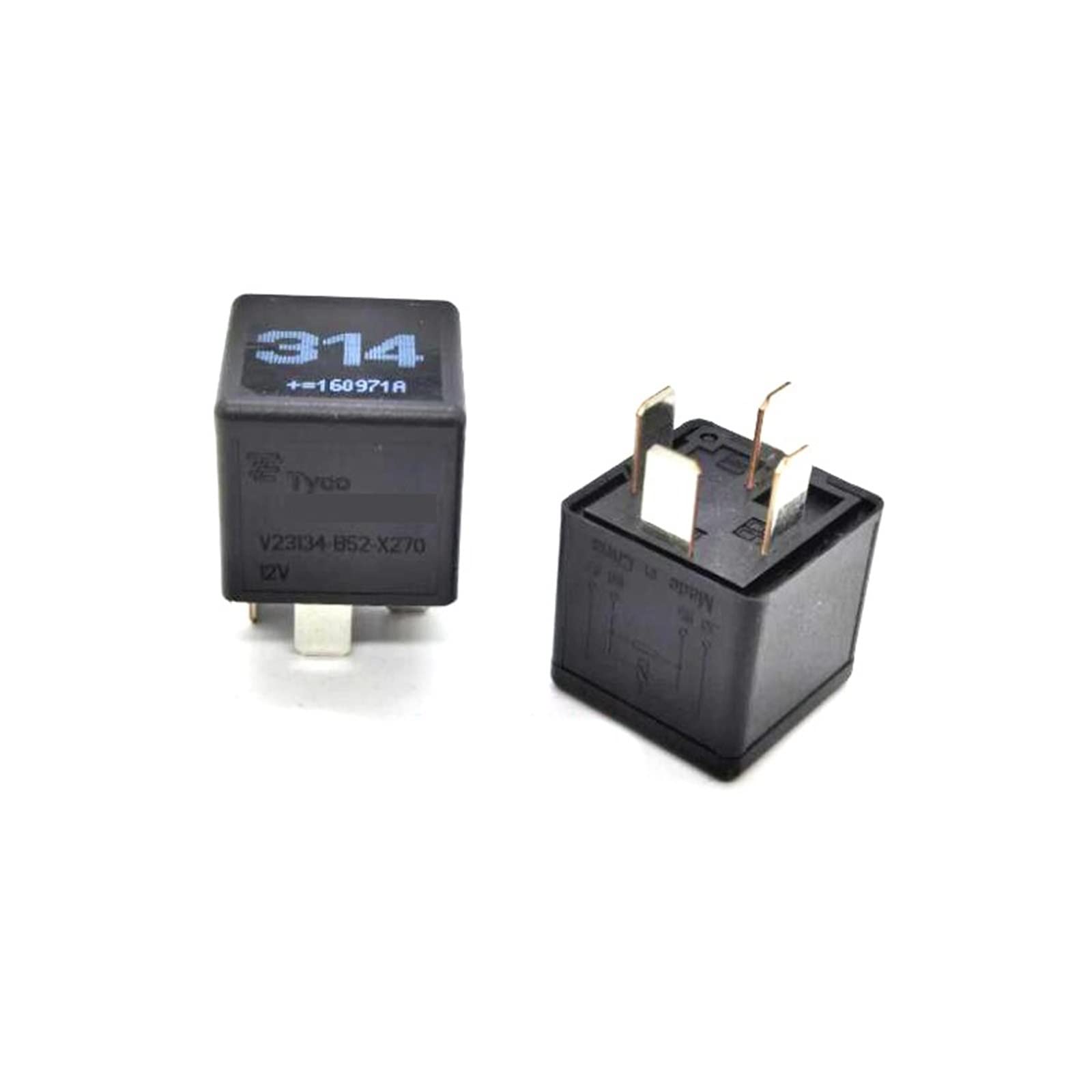 Relé de 12 V V23134-B52-X270 interruptor de corriente continua de 4 pines 2PCS 2