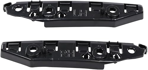 CNNELL Soporte de parachoques de retención delantero derecho e izquierdo par compatible con Dodge Challenger 2008-2014 68043392AA 68043393AA,