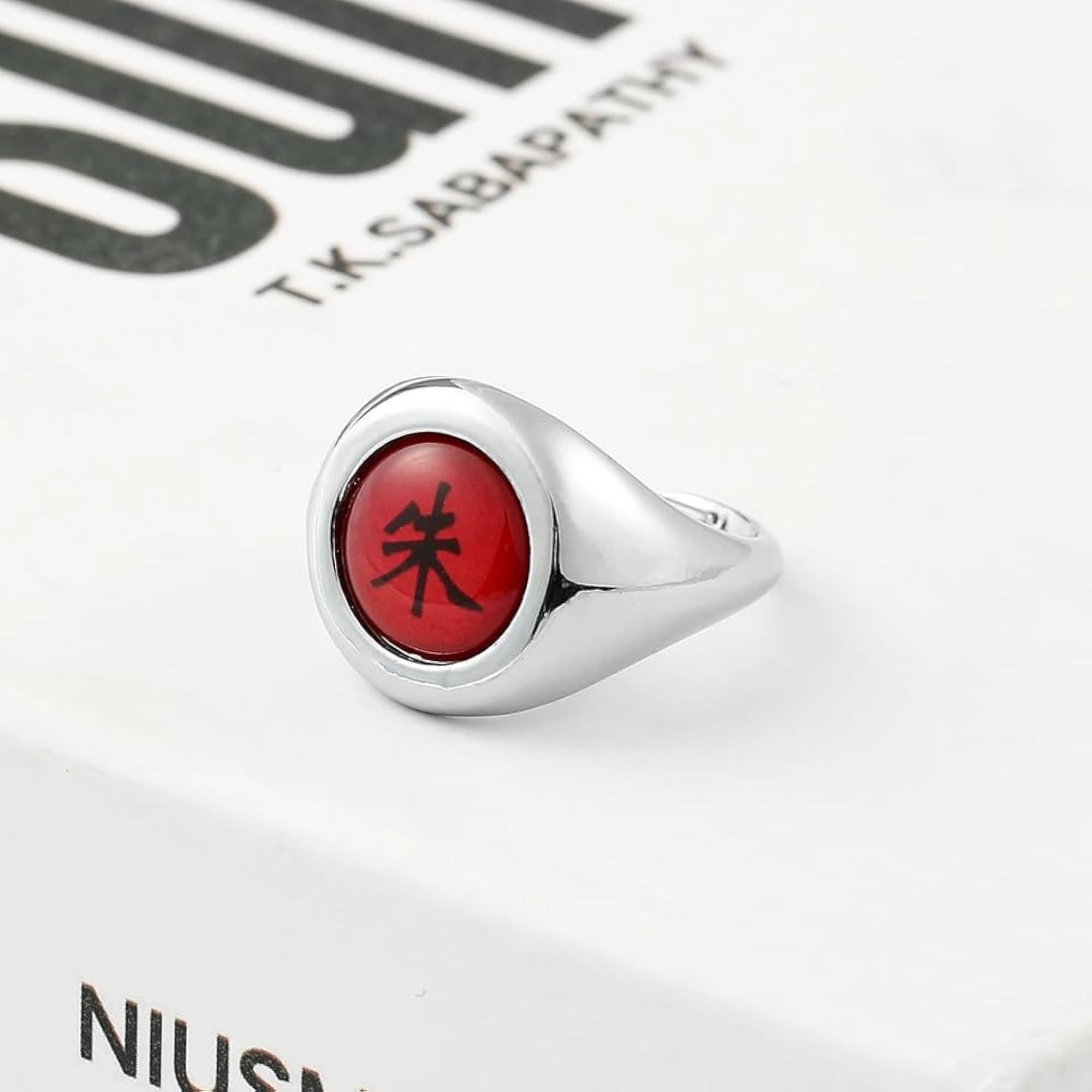 Itachi Uchiha Ring Leaf Village Cosplay Set Collectible Rings