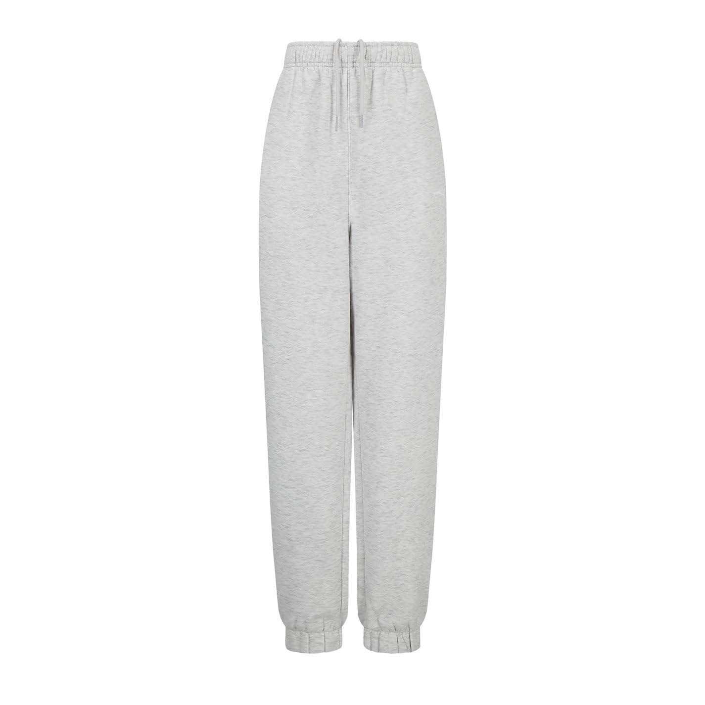 Slazenger Womens Closed Hem Fleece Pants Bottoms Ice Grey Marl S