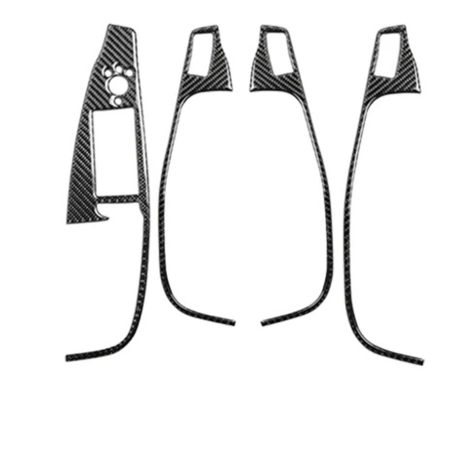 Interior Trim for Q5 for SQ5 8R 2009-2017 Carbon Fiber Center Console Dashboard Gear Shift Air Outlet Suite Car Interior Accessories Sticker Auto Central Inner(18)