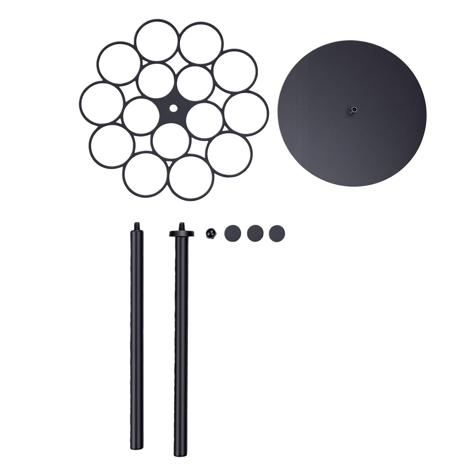 Support médailles de course et rubans de réussite avec base rotative 360 - 8