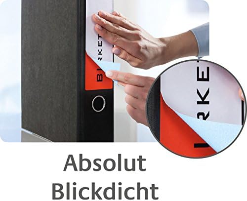 Avery Zweckform L4761-25 Folder Labels for Wide Folders Short e.g. for Leitz Elba Mehle Bene Biella 192 x 61 mm 25 Sheets
