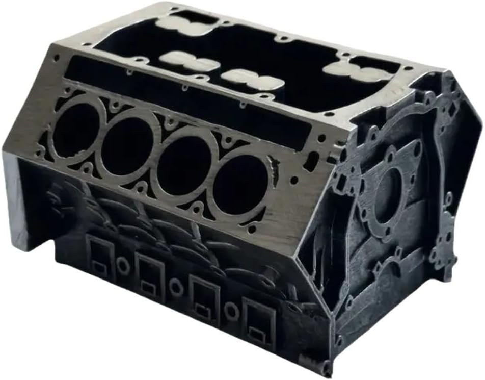 Engine Block Business Card Pencil Holder Display Desk,Decorative,Desk Decor,Pen Holder Organizer for Living Room,Mechanic Men