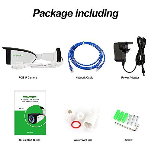 Sv3C 4Mp Poe Ip Camera, Outdoor Poe Security Camera, Two Way Audio, 36Pcs Lights Hd 65-100Ft Night Vision Home Surveillance Camera, Motion Detection, Ip66 Waterproof, Rtsp, H265, Blueiris Nvr, Onvif #TOP2