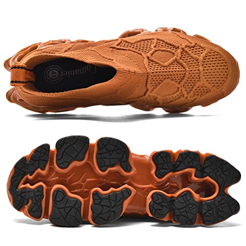 Image of Poramea Mens Slip on Loafers Walking Tennis Shoes Laceless Running Blade Sneakers Mesh Trail Jogging Casual Athletic