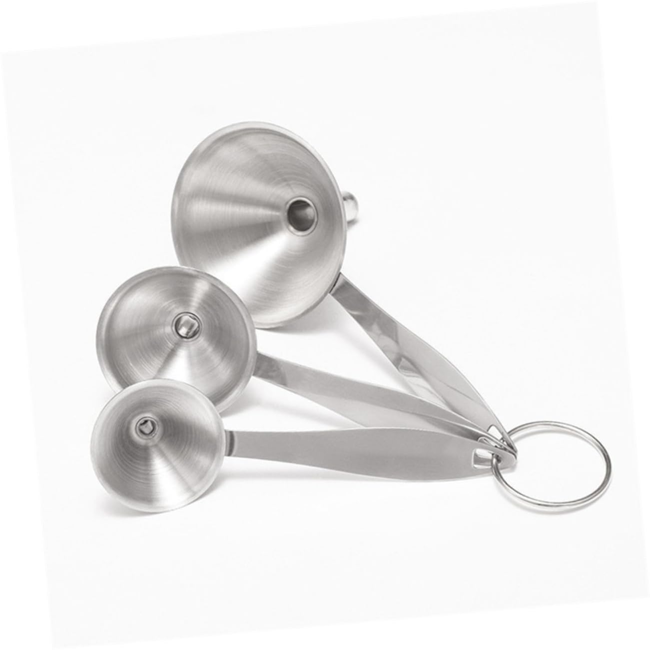 MAGICLULU 9pezzi Imbuti Acciaio Inossidabile Con Manico Per Trasferire Liquidi e Cucina Resistenti e Facili Da Riporre