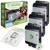 ISOTRONIC Répulsif pour souris/rats avec ultrasons, répulsif antiparasitaire gagnant du test électroniquement pour la maison, le jardin, sans produits chimiques et piège à souris (1) (2)