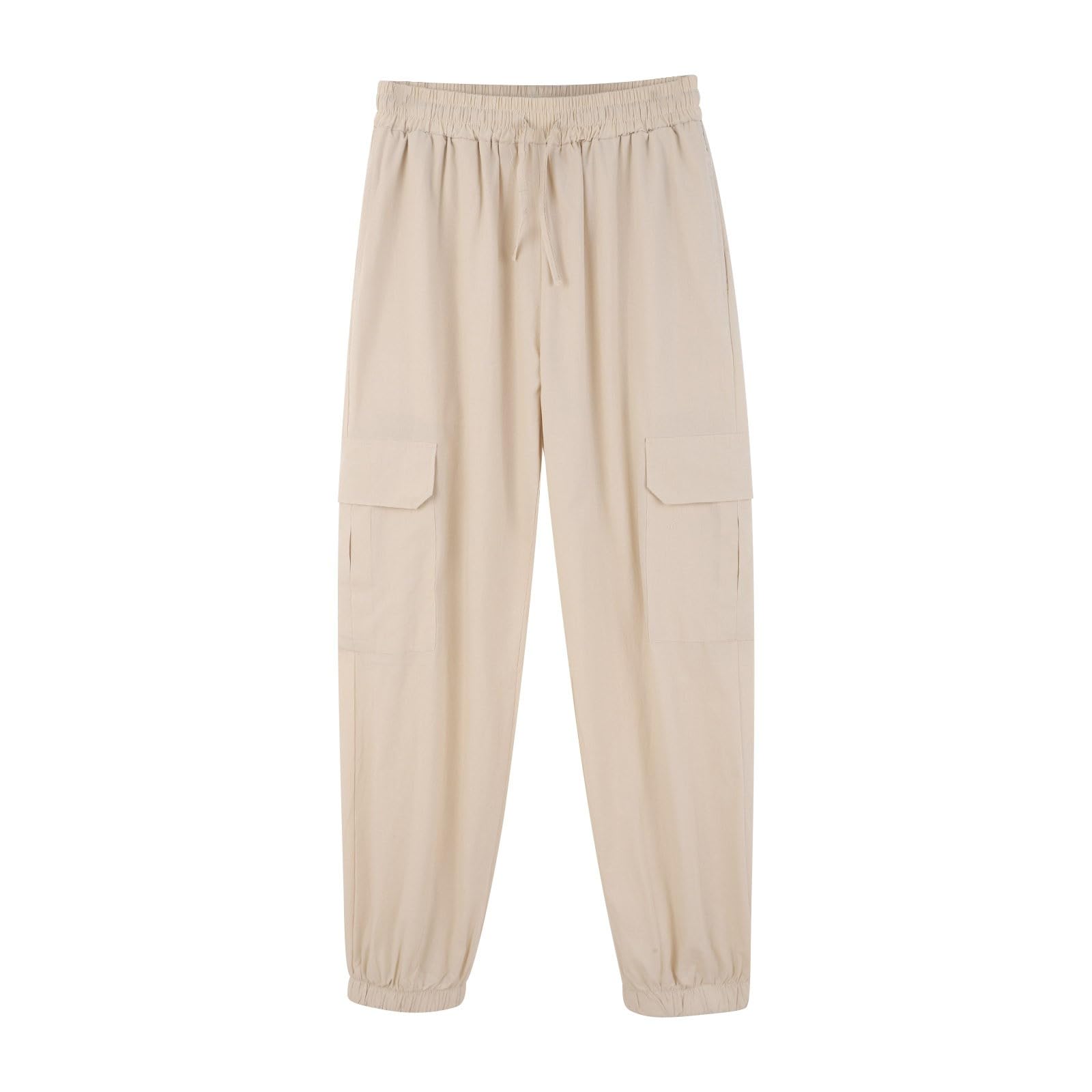 Pantaloni harem da uomo 2024 con coulisse Aladdin Hippie Harem Pantaloni in lino Yoga Spiaggia Pantaloni larghi Casual Lunghezza alla Caviglia Pantaloni Jogger Pantaloni della tuta Pantaloni