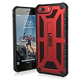 URBAN ARMOR GEAR UAG iPhone 8 Plus/iPhone 7 Plus/iPhone 6s Plus [5.5-inch Screen] Monarch Feather-Light Rugged [Crimson] Military Drop Tested iPhone Case