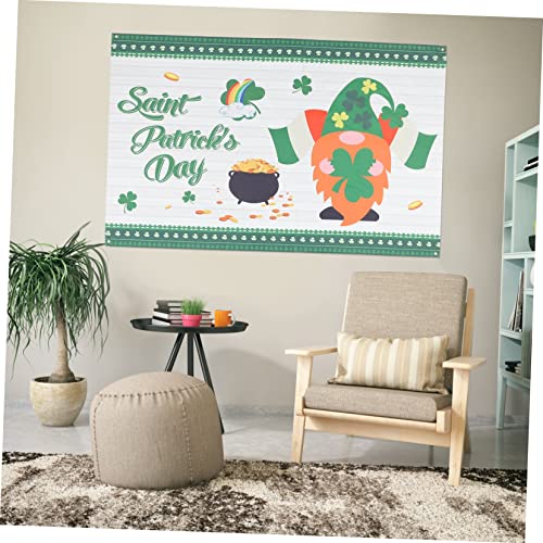 jojofuny 2Pçspanodefundofestivaldepanodepatrickdecoraçãodeparededecoraçãodefestafundojardimbannerdec