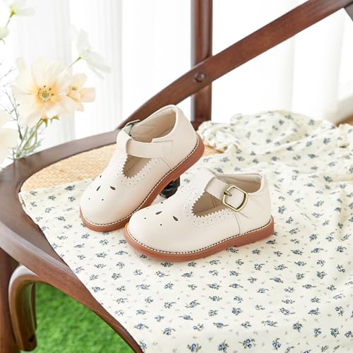 Image of PHIRAMIN Toddler Girl Mary Jane Dress Shoes-Little Girl School Uniform Shoes for Wedding Party