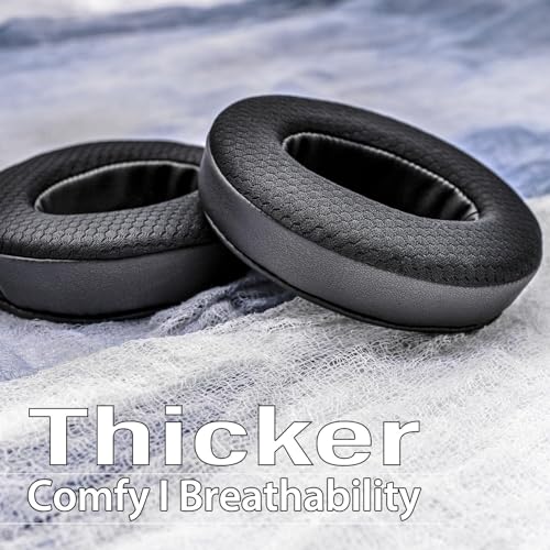 Repuesto de Almohadillas para HD650, HD660 S, HD600, HD6XX, HD58X, HD580, HD565, HD545, HD535 Auriculares por TRANSTEK - Orificio Interior Más Profundo, Aislamiento de Ruido, Espuma de Memoria (Malla de Gel Refrescante) miniatura 4