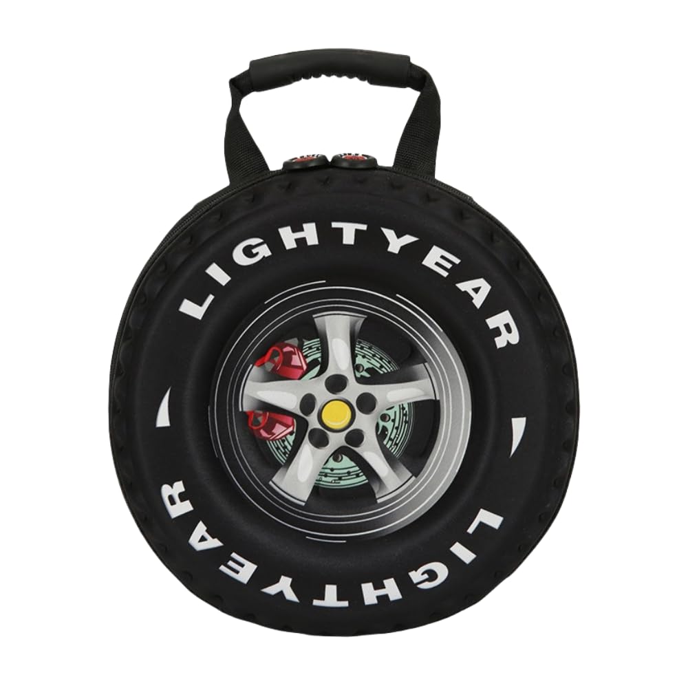 Vobomo Creative Tire Shape Backpack EVA Backpack Fashion Styling Backpack Lightweight Backpack (Black)