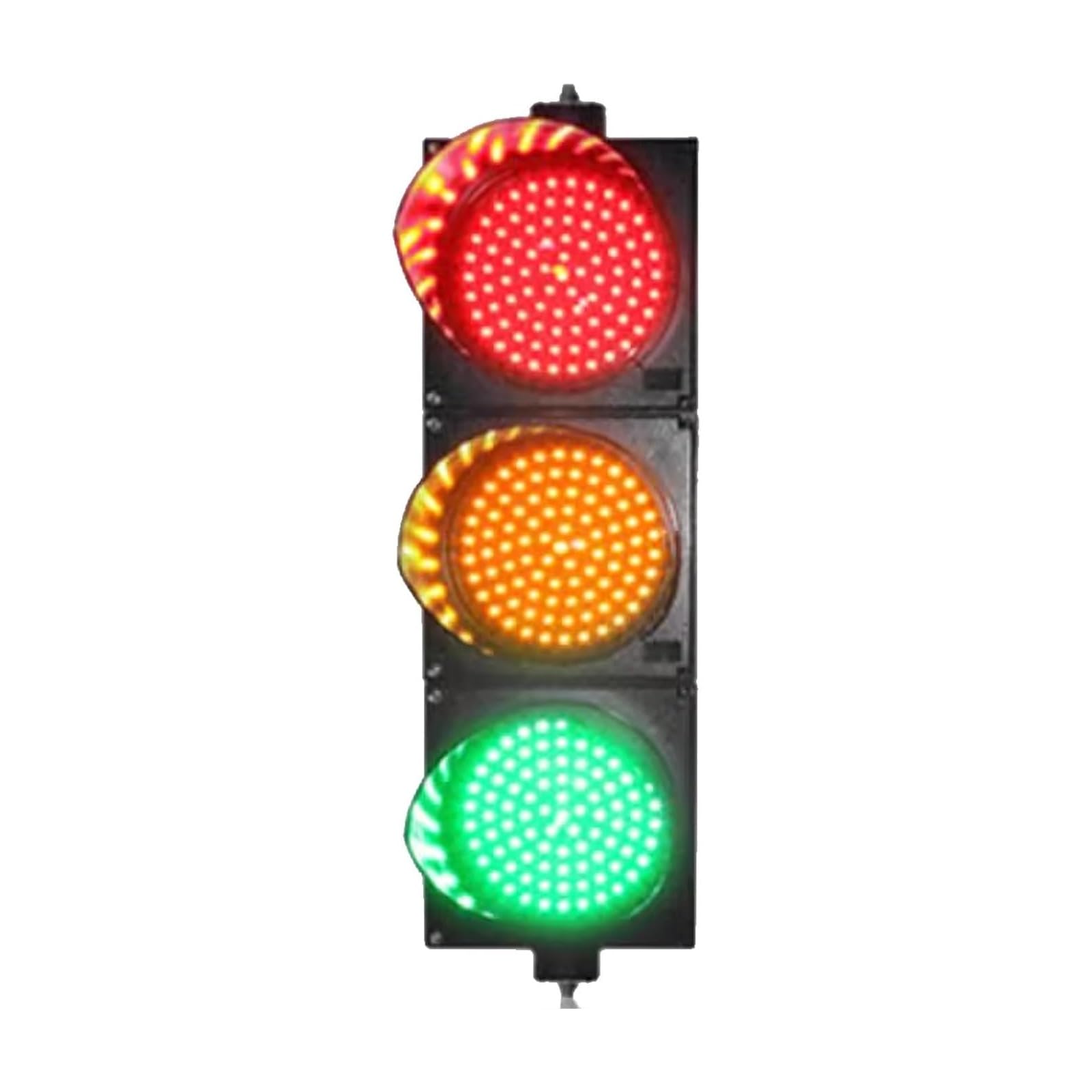 Semáforos LED de 15.7 Pulgadas con Carcasa PC Impermeable para Cruces