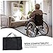 Healvian Capacity Wheelchair Storage Bag for Car Folding Travel Pouch Easy-Clean Material