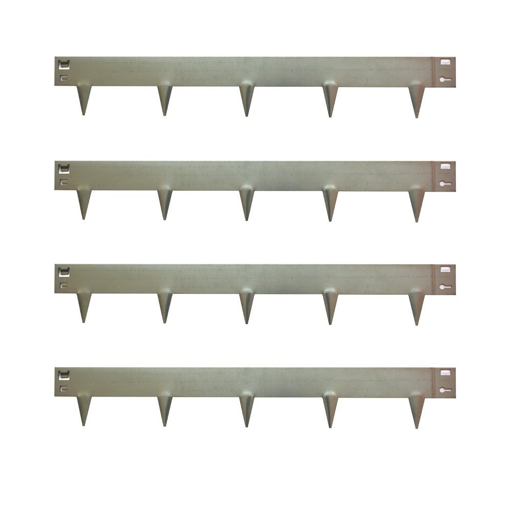 Sponsored Ad – Garden Gear Heavy Metal Border 4 Pack Steel Edging 1.06m Long & 16cm High Easy Installation Rustproof Landscaping Flowerbed Pathway Edge (Grey)